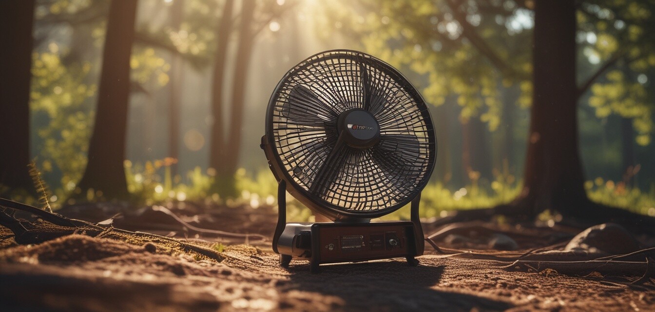 Solarbetriebene Lüfter