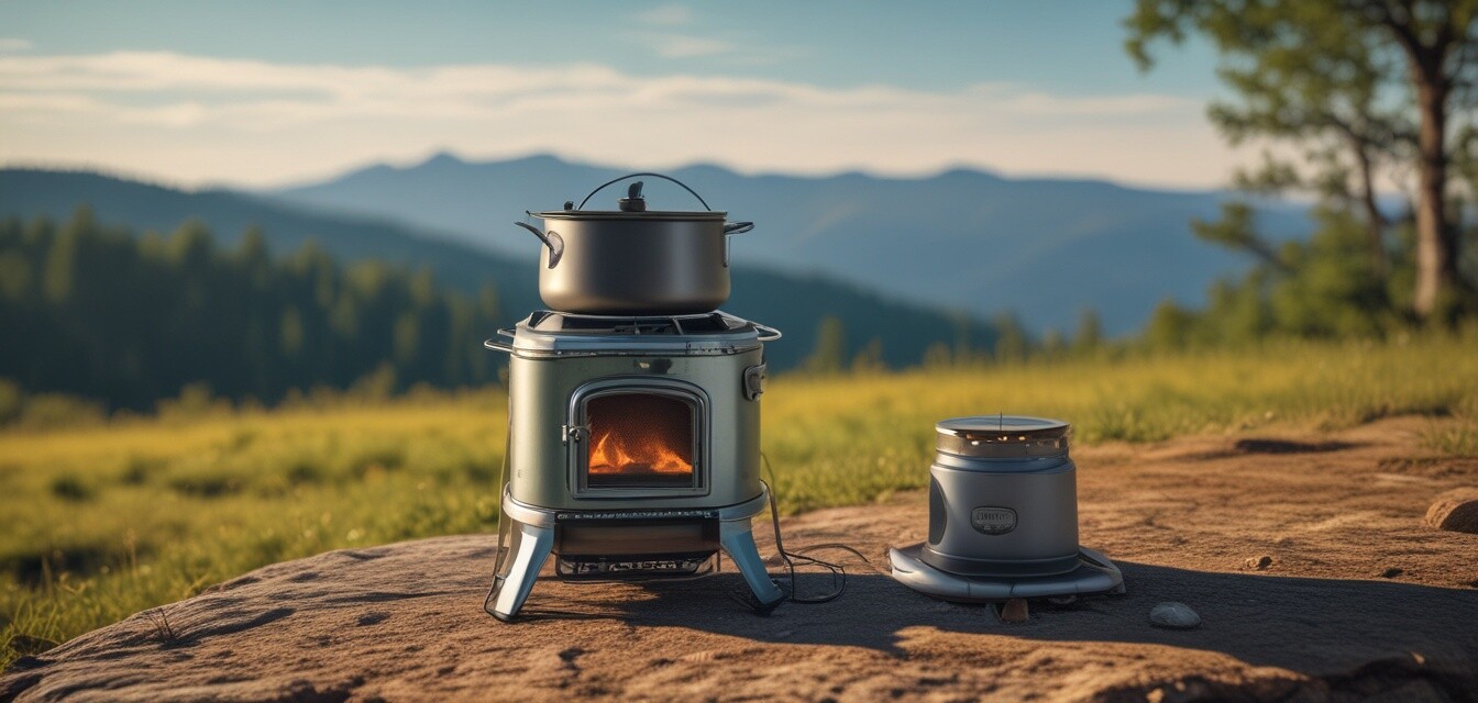 Solarbetriebene Herdplatten