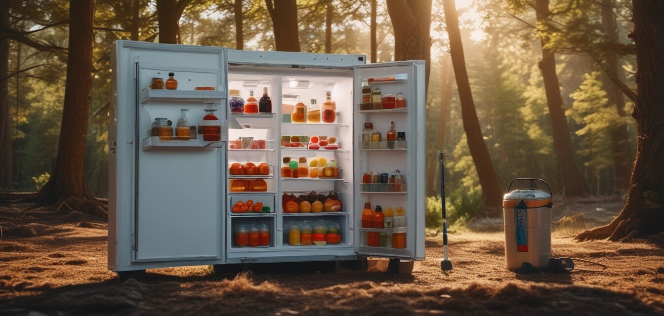 Installation process of a solar-powered refrigerator