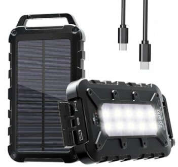 WOWMVP Solar Powerbank 26800mAh