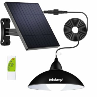 Solarlampe mit Solarpanel und Fernbedienung