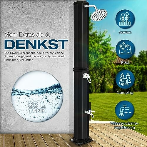 tillvex Solardusche 35 Liter