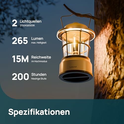 Linkind LED Campinglampe