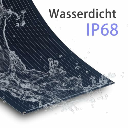 Wasserdichte Solarzelle IP68 mit Wasser.
